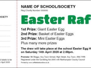 raffle ticket template