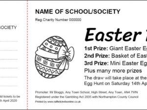 raffle ticket template