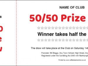 raffle ticket template