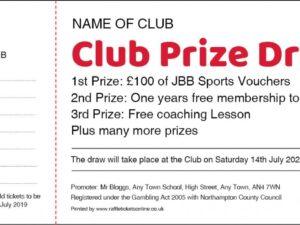 raffle ticket template