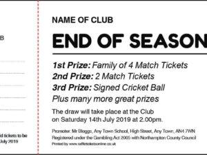 raffle ticket template