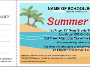 Raffle Tickets Online Template