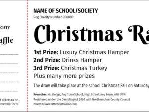 raffle ticket template