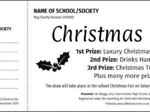 raffle ticket template