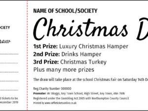 raffle ticket template