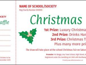 raffle ticket template