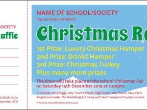 Christmas Raffle Tickets - Draw Ticket Printers - Raffle Tickets