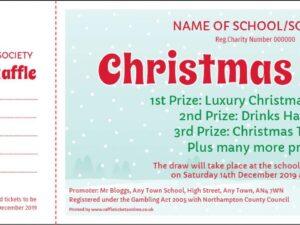 raffle ticket template