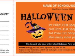 raffle ticket template