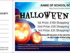 Halloween Raffle Tickets
