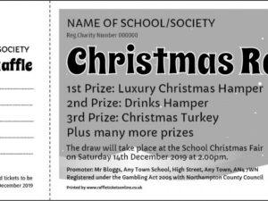 raffle ticket template