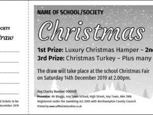 raffle ticket template