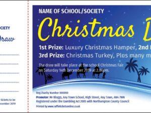 raffle ticket template