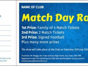 raffle ticket template