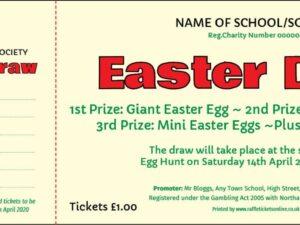 raffle ticket template