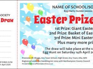 raffle ticket template