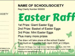 raffle ticket template