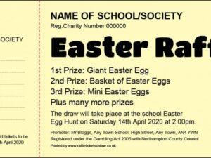 raffle ticket template