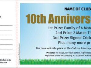 raffle ticket template