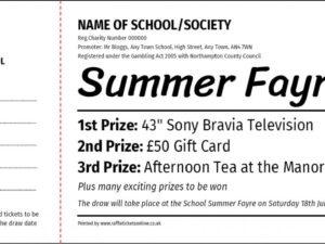 Summer Fayre Draw
