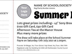 Summer Raffle Tickets