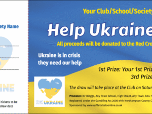 Help the Ukraine Raffle Tickets